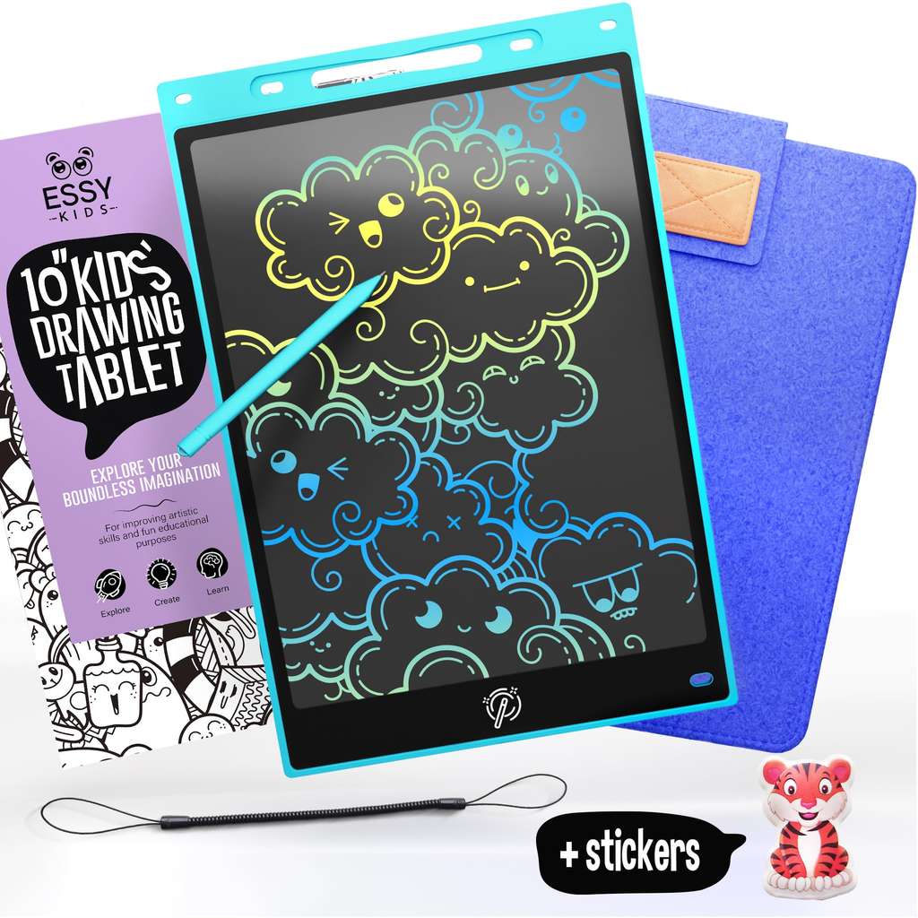 Essy Kids 10” LCD Writing Tablet for Kids with voucher Sold by essential with love / FBA